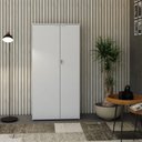 Ver imagem 1 de Armário Alto Fechado com 2 Portas 161,5cm x 80cm x 42cm Branco