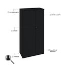 Ver imagem 6 de Armário Alto Fechado com 2 Portas 161,5cm X 80cm X 42cm