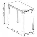 Ver imagem 3 de Mesa Dobrável Vince Carraro (Não Acompanha Cadeiras)