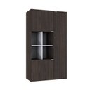 Ver imagem 3 de Armário Alto com Nicho e 3 Portas 161,5cm x 90cm x 42cm Branco/Terracota