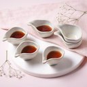 Ver imagem 2 de Conjunto com 6 Molheiras Oval Orgânico Latte 8x6cm 40ml