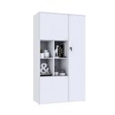 Ver imagem 5 de Armário Alto com Nicho e 3 Portas 161,5cm x 90cm x 42cm Branco