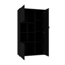 Ver imagem 2 de Armário Alto com Nicho e 3 Portas 161,5cm x 90cm x 42cm Preto