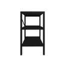 Ver imagem 4 de Multiuso Slim Industrial Aço Prateleiras MDF Ideal para Bebedouro Preto