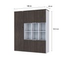 Ver imagem 4 de Armário Alto com Nichos e 5 Portas 161,5cm X 135cm X 42cm