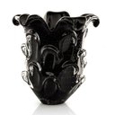 Ver imagem 1 de Vaso Em Cristal Murano Preto - São Marcos 25Cm