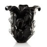 Vaso Em Cristal Murano Preto - São Marcos 25Cm - 1