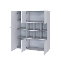Armário Alto com Nichos e 5 Portas 161,5cm X 135cm X 42cm - 2