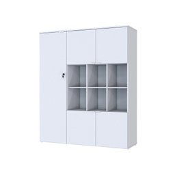 Armário Alto com Nichos e 5 Portas 161,5cm X 135cm X 42cm - 3