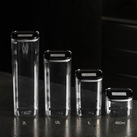 Pote Hermético ou Quadrado 1,5l Linha Duo Lock