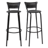 Kit 2 Cadeiras Alta 80cm para Balcão Ilha Bancada Área Gourmet Bar Piscina Banqueta Itagold - 1