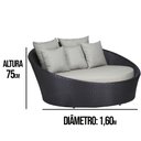 Ver imagem 5 de Kit 4 Cadeiras e Mesa, 2 Espreguiçadeiras, 1 Balanço Ninho e 1 Chaise em Alumínio