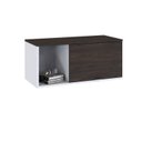 Ver imagem 5 de Armário Aéreo com Nicho e Porta Basculante 35cm x 80cm x 35cm Branco/Branco_Terracota