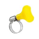Ver imagem 2 de Abracadeira 9mm - 16 x 25mm Aperto Manual Chave Integrada Aço Carbono Zincado Goma