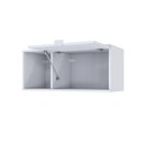 Ver imagem 2 de Armário Aéreo com Nicho e Porta Basculante 35cm x 80cm x 35cm Branco