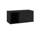 Ver imagem 3 de Armário Aéreo com Nicho e Porta Basculante 35cm x 80cm x 35cm Preto