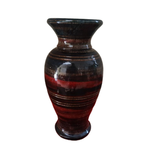 Jarra de Pedra-sabão Pintada e Envernizada – 24cm de Altura
