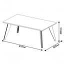 Ver imagem 4 de Mesa de Centro Classic Branco Acetinado - Imcal Móveis