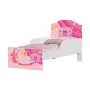 Ver imagem 2 de Cama Infantil Carruagem Princesa MDF Branco Rosa Mini Cama Cambel Móveis