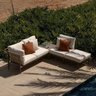 Conjunto Jardim e Varanda 1 Chaise 1 Sofá 1 Puff 1 Mesa Lateral Refúgio CabeCasa MadeiraOriginals - 1