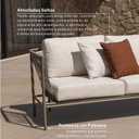 Ver imagem 6 de Conjunto Jardim 1 Sofá 1 Poltrona 1 Mesa Baixa 1 Mesa Centro Alta Refúgio CabeCasa MadeiraOriginals