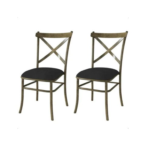 Kit 2 Cadeiras Decorlidi Confortavel Estilo Industrial