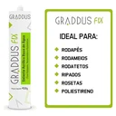 Ver imagem 3 de Selante Acrílico - Tb 450g Fixação de Rodapés Branco Graddus Fix