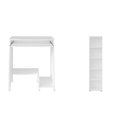 Ver imagem 2 de Kit 2 Peças com Escrivaninha para Computador Pixel e Estante para Livros com 5 Prateleiras