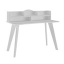 Ver imagem 7 de Conjunto 2 Peças com Escrivaninha 100% MDF 120cm e Estante para Livros com 10 Nichos Branco