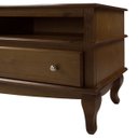 Ver imagem 5 de Rack para TV em Madeira 148cm 2 Gavetas 2 Nichos Pés Luiz Xv Genebra Clean 5164 - Capuccino