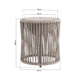 Conjunto Jardim e Varanda 1 Sofá 1 Poltrona 1 Champanheira 1 Mesinha Refúgio Cabecasa Madeiramadeira - 3