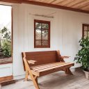 Ver imagem 2 de Banco que Vira Mesa 1,80 Metros 6 Lugares, em Cera, Madeira Maciça e Eucalipto