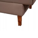 Ver imagem 3 de Sofá-Cama Casal 3 Lugares Retrátil em Veludo Macio Espuma D26 Certificada Inmetro para Sala de Estar
