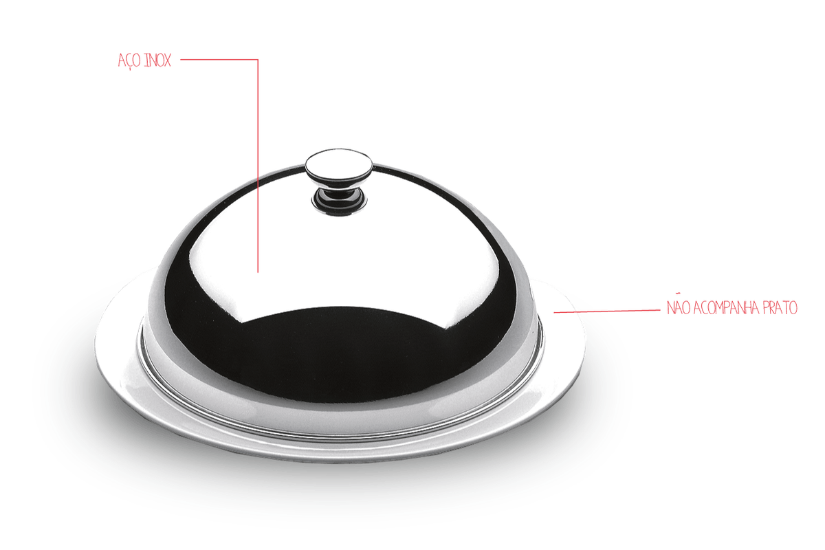 Cloche Brinox Arienzo Ø 24 Cm em Aço Inox - 2