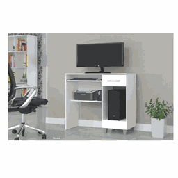 Mesa P/ Computador Zambe - Magno Móveis:branco - 1