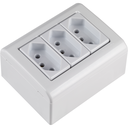 Ver imagem 1 de Caixa de Sobrepor com 3 Tomadas 2P+T 20 A 250 V Tramontina LizFlex Branca