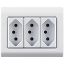 Ver imagem 3 de Caixa de Sobrepor com 3 Tomadas 2P+T 20 A 250 V Tramontina LizFlex Branca