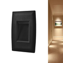 Ver imagem 1 de Balizador Led 2w Step Embutir Vertical 4x2 Preto 3000k Bivolt