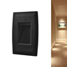 Balizador Led 2w Step Embutir Vertical 4x2 Preto 3000k Bivolt - 1