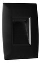 Ver imagem 5 de Balizador Led 2w Step Embutir Vertical 4x2 Preto 3000k Bivolt