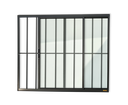 Ver imagem 1 de Janela Alumínio Confort 2F.c/Grade 100 x 150 V.Liso Preto Brimak
