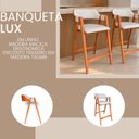 Ver imagem 4 de Conjunto 6 Banqueta Alta Lux Linho Marfim Sala de Estar & Cozinha