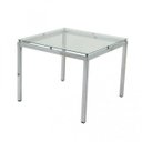 Ver imagem 1 de Mesa Tampo em Vidro Quadrada Continental Carraro