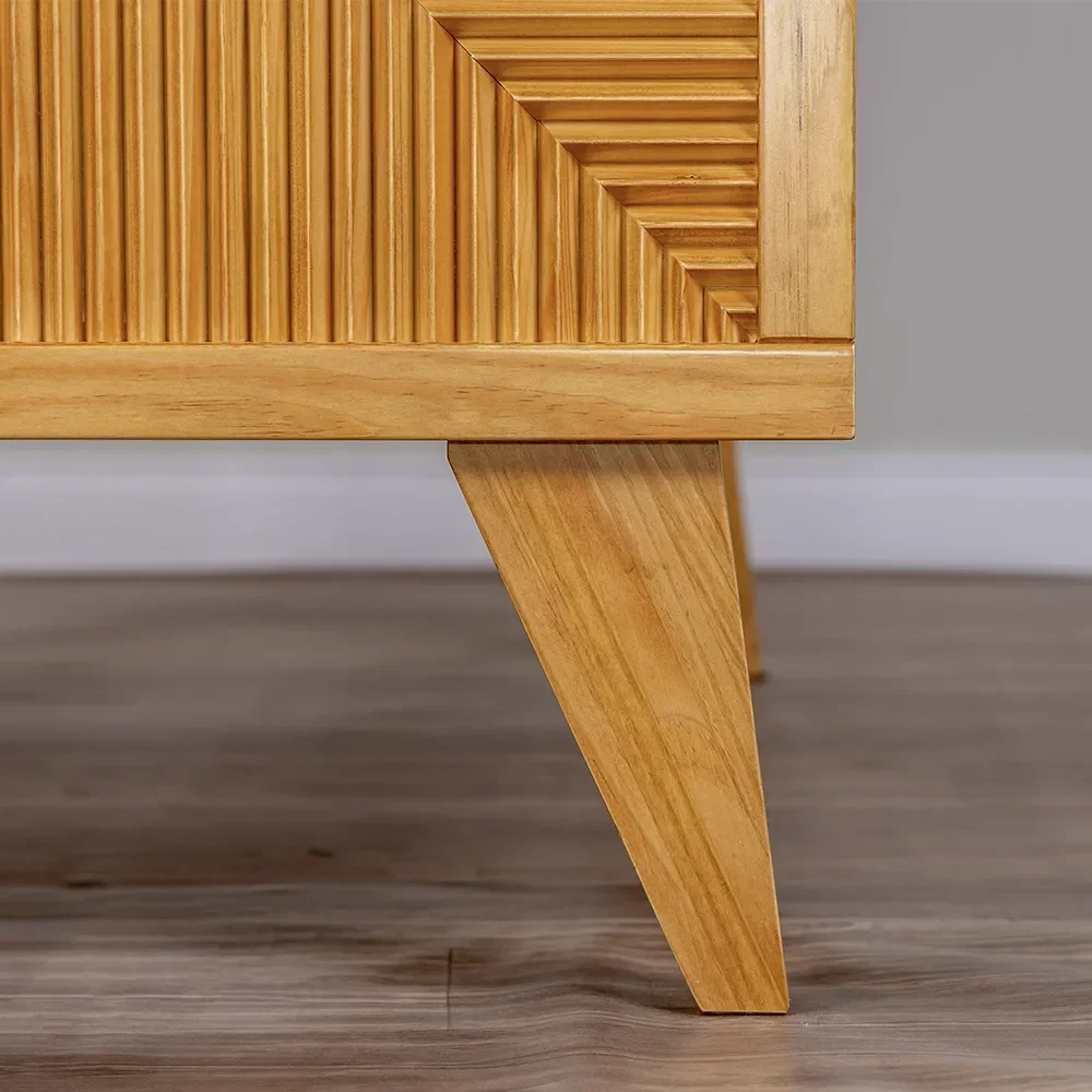 Berço Zig | Americano 2 em 1 | Detalhes em Madeira | Branco:sem/madeira-natural-mel - 7