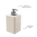 Ver imagem 3 de Dispenser para Detergente e Sabonete Líquido com Válvula Cromada - Stolf Areia