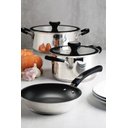 Ver imagem 6 de Jogo de Panelas Solar Silicone 5 Peças em Aço Inox Fundo Triplo Tramontina 65120/040