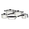 Jogo de Panelas Solar Silicone 5 Peças em Aço Inox Fundo Triplo Tramontina 65120/040 - 1
