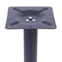 Ver imagem 4 de Mesa Bistrô Zeta Ferro Preto 111,50 Cm Alt Base Disco Tampo Mdp Redondo 80 Cm Larg X 2,50 Cm Samba