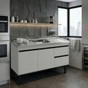 Ver imagem 3 de Pia em Aço Inox Monobloco com 1,50 Metro - Pa.pim.0013 - Forminox