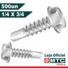 PARAFUSO SEXTAVADO AUTOBROCANTE FLANGEADO 1/4 X 3/4 500PÇS - 2